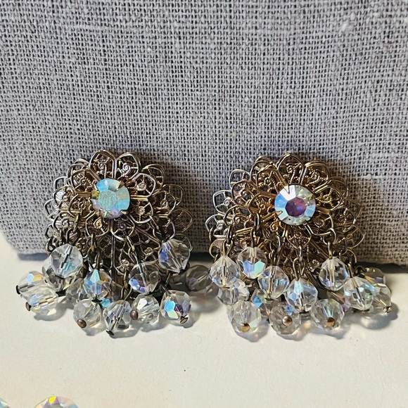 Vintage AB Crystal Jewelry Lot Aurora Borealis Coated Jewelry - Picture 7 of 11